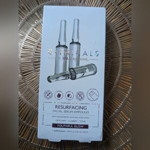 NEW SpaScriptions Resurfacing Facial Serum Ampoules- Youthful Glow 7 Pack